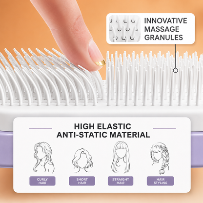 Self-Cleaning Hair Brush
